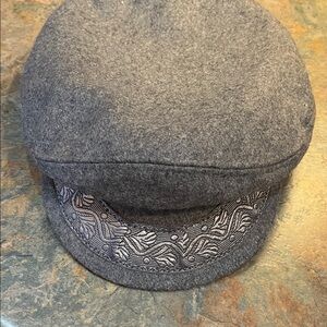 MEN HATS CAP Gray Wool Greek fisherman‘s size 7 1/4